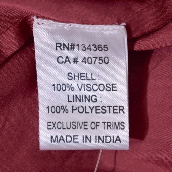 SIGRID OLSEN Signature Beaded Sequin Rosewood Viscose Sleeveless Dress Medium - Picture 9 of 15